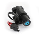 Conjunto de chave de bloqueio do assento da tampa do tanque de combustível do interruptor de ignição para Honda CBR250R CBR300R 11-18 genérico