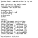 Ignition Switch Lock & Fuel Gas Cap Key Set for Suzuki GSX13RX Hayabusa 1999