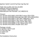 Ignition Switch Seat Gas Cap Cover Lock Key Set For Yamaha XVS13CU XVS13