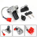 Trava de capacete com tampa lateral de ignição para Yamaha XVS A Drag Star Classic 650, 1100