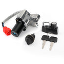 Trava de capacete com tampa lateral de ignição para Yamaha XVS A Drag Star Classic 650, 1100