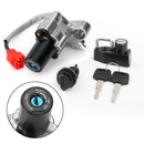 Trava de capacete com tampa lateral de ignição para Yamaha XVS A Drag Star Classic 650, 1100