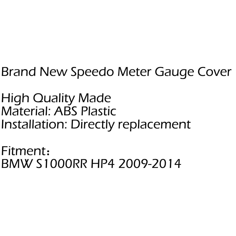 Nytt kåpa för hastighetsmätare till BMW S1000RR HP4 2009-2014 Generic