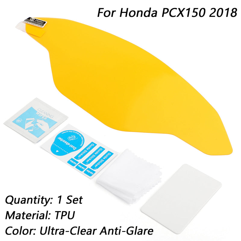 Ultraprzezroczysta osłona ekranu deski rozdzielczej Moto Anti-Glare do Honda PCX150 2018 Generic