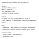 1 par batteri sidokåpa för Sportster 2004-2013 XL883 XL1200 1200 883 48 72