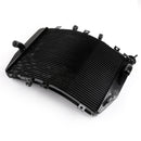Sort aluminium radiator radiator til Kawasaki Ninja ZX10R ZX-10R ZX 10R 2004-2005