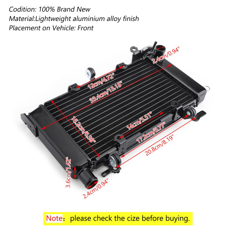 Erstatningsradiator for Honda CB500F CBR500R CB500X 2013+ Generisk