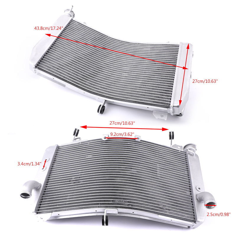 Aluminiowa chłodnica chłodnicy do Yamaha YZF R1 R1M 2015-2017 R1S 2016-2024 Generic