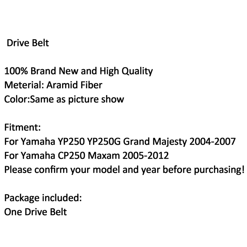 Premium-käyttöhihna Yamaha YP250 YP250G Grand Majesty 2004-2007 Genericille