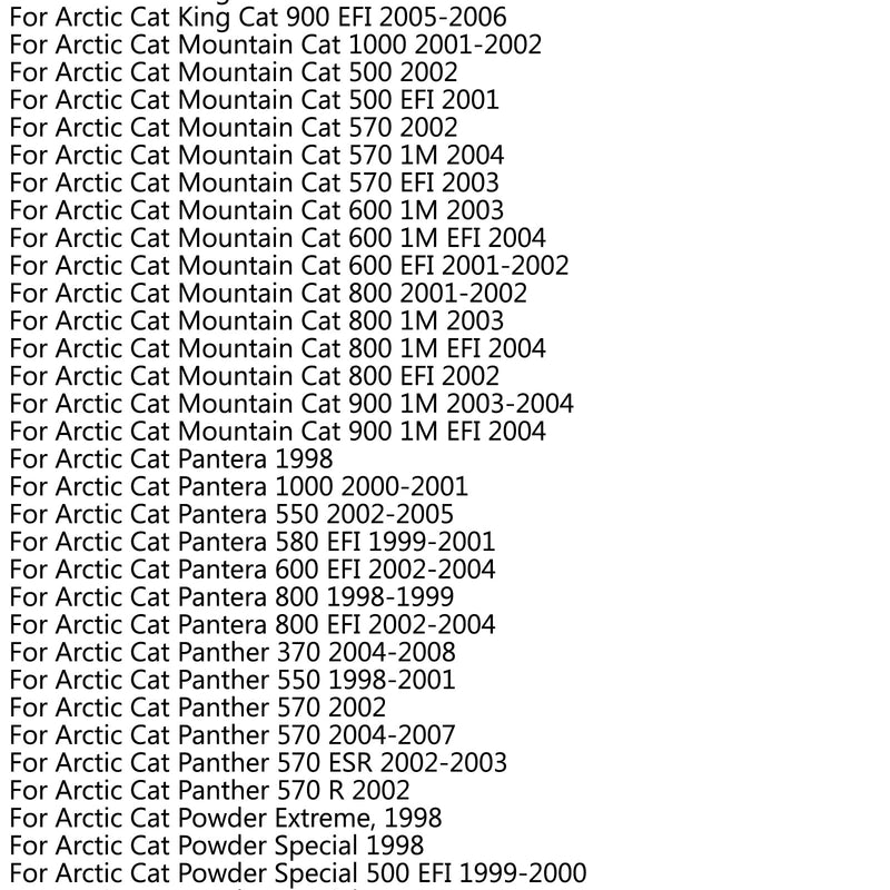 Antriebsriemen für Arctic Cat Cougar EXT 580 600 F5 F6 F7 King Cat 900 Thundercat Generic