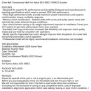 Correia de acionamento de substituição para motor de scooter triciclo Kymco Adiva AD3 400CC genérico