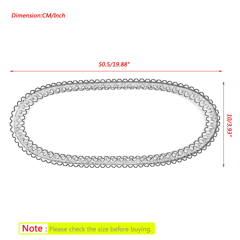 Antriebsriemen für Arctic Cat 0627–029 0627–032 Schneemobil ZR900 EFI SNO PRO 04–05 Generic