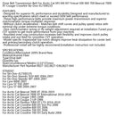 Correia de transmissão para Arctic Cat 0627-102 0627-036 0627-044 Ski-Doo417300155 Snowmobile Genérico