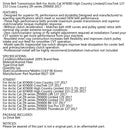 Correia de transmissão para Arctic Cat ZR Série 0627-104 Snowmobile ZR9000 XF9000 137 2017 Genérico