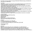 Drivrem för Yamaha 3FA-17641-00-00 YFM125 YFA125 Grizzly Breeze 125 1989-13 Generic