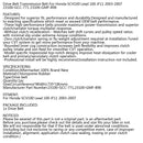 Antriebsriemen 735OC x 18W für Honda SCV 100 Lead JF11 03–07 Scooter 23100-GCC-771 Generic