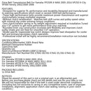 Correia de transmissão para Yamaha X-City VP125 X-MAX YP125 R RA Versity VP300 02-16 Scooter Genérico