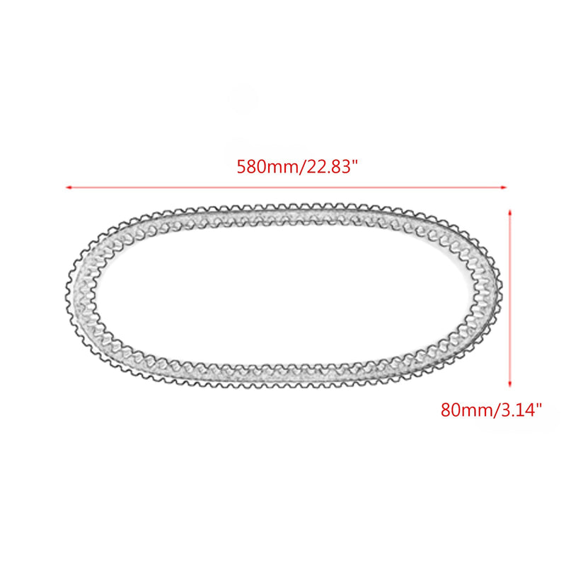 Correia de transmissão final externa para Yamaha XP530 T-Max 530 12-16 59C-46241-00