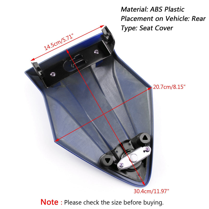 ABS-plast passagerarbaksätesöverdrag för BMW S1000RR K46 2015-2018