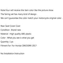 Osłona tylnego siedzenia motocykla Plastik ABS do Hondy CBR250RR 2017 Generic