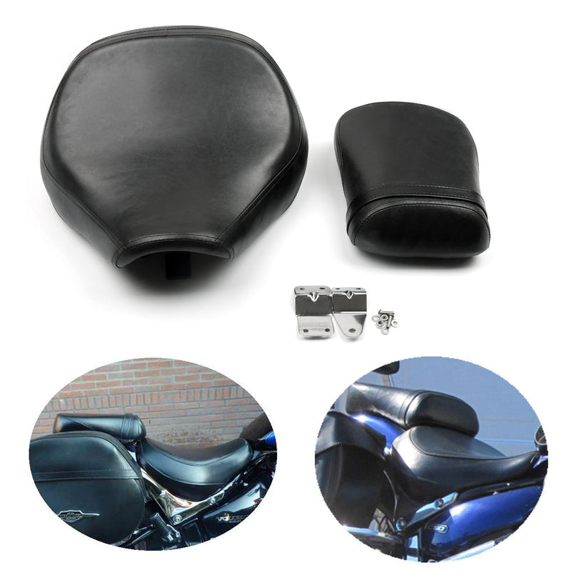 För Honda Shadow Spirit VT750 ACE VT750C VT750CD Främre Bakkudde Pad Seat Generic