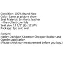 Asiento individual de cuero para Harley Chopper Bobber Custom Cruiser Cafe Racer Generic