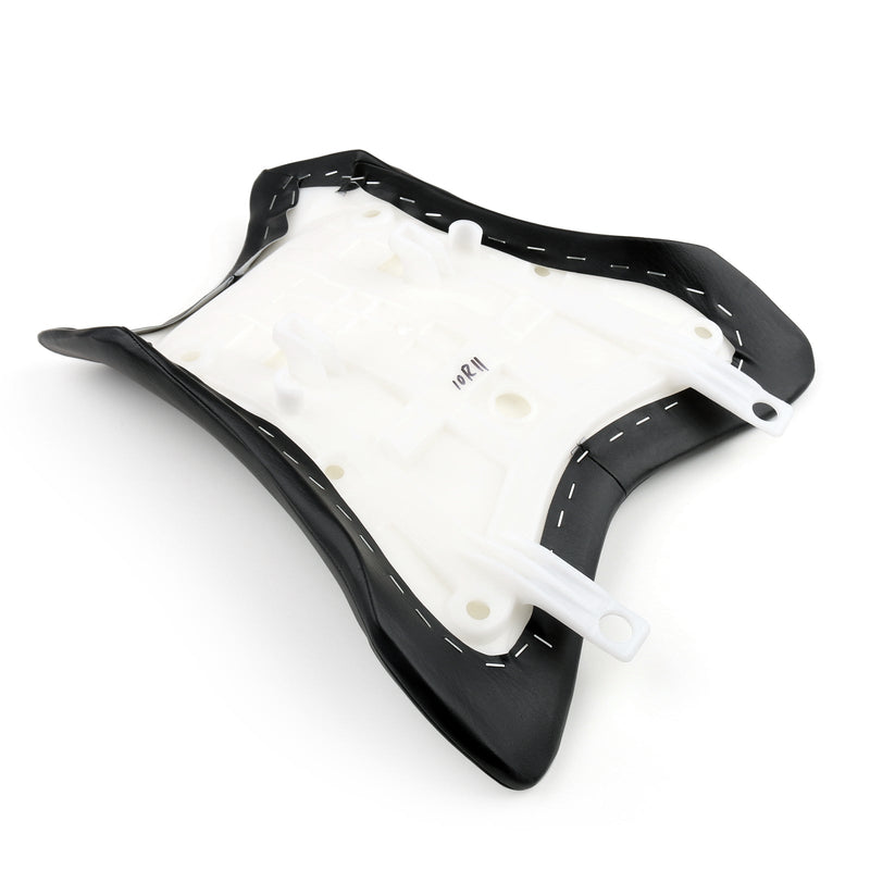 Funda de cuero para asiento delantero del conductor para Kawasaki ZX10R ZX10 Ninja 2011-2015 Genérico