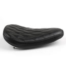 Asiento individual de cuero con diamantes para motocicleta, para Chopper Bobber Custom SX CB 650 Generic