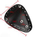 Asiento individual de cuero con diamantes para motocicleta, para Chopper Bobber Custom SX CB 650 Generic