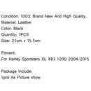 Leder-Flammen-Heckfender-Lätzchen für Solositz 04-15 Sportster XL 883 1200 Generic