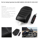 Schwarzer hinterer Soziussitz für Sportster Iron 883 XL883N 2016 2017 Generic