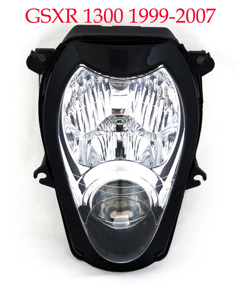 Conjunto de farol de motocicleta para Suzuki GSXR 600 750 1000 Hayabusa 1300 Clear Generic