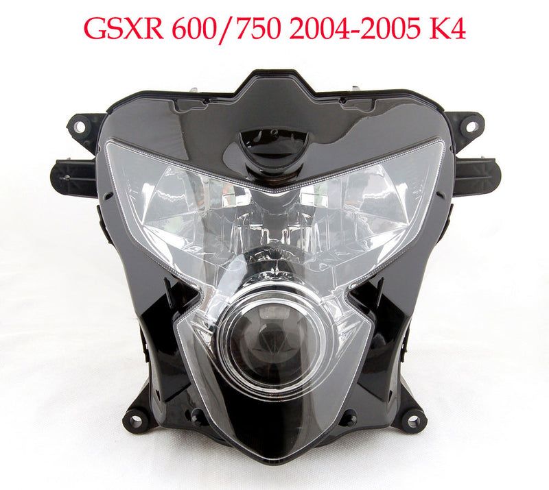 Conjunto de faros delanteros para motocicleta Suzuki GSXR 600 750 1000 Hayabusa 1300, transparente, genérico