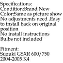 Sestava předního světlometu pro Suzuki GSXR 600/750 2004-2005 K4 Generic