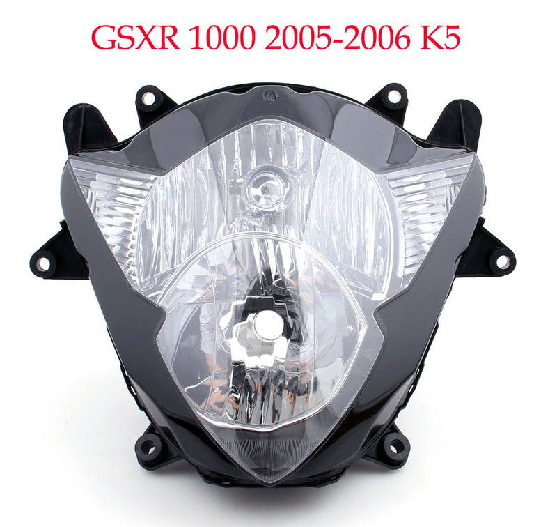 Motorcykelstrålkastare för Suzuki GSXR 600 750 1000 Hayabusa 1300 Clear Generic