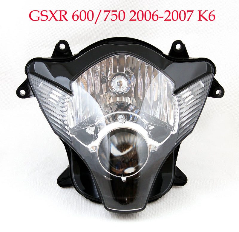 Motorcykelstrålkastare för Suzuki GSXR 600 750 1000 Hayabusa 1300 Clear Generic