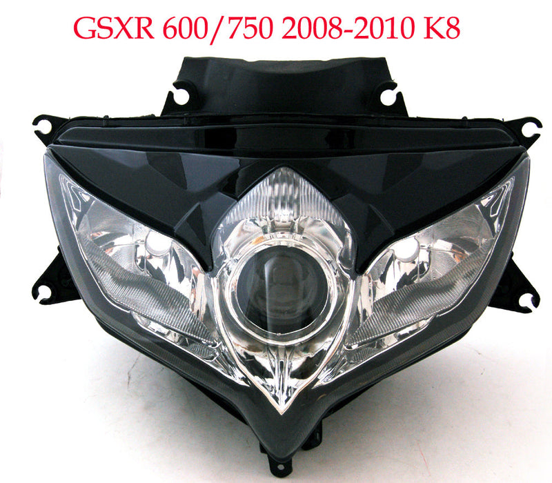 Conjunto de farol de motocicleta para Suzuki GSXR 600 750 1000 Hayabusa 1300 Clear Generic