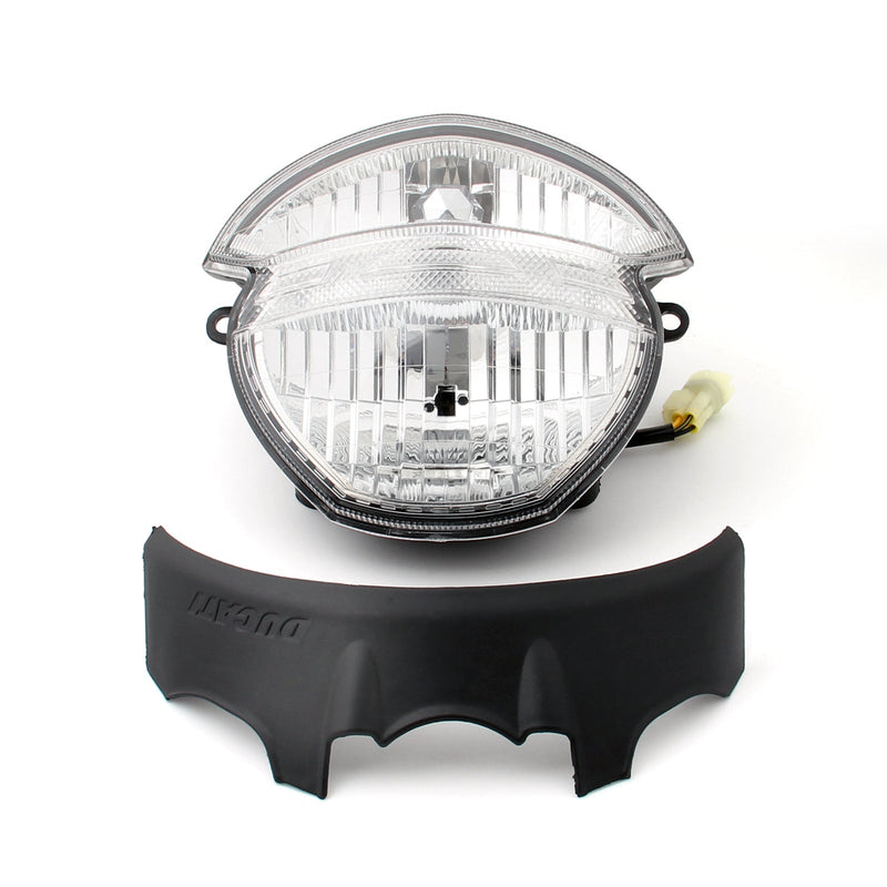 Farol frontal + proteção para Ducati Monster 659 696 795 796 M1000 Generic