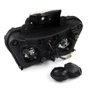 Conjunto de faros delanteros para Honda CBR500RR CBR 500 RR 2013-2015 negro genérico