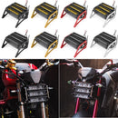 3Row LED Motorrad Scheinwerfer Nebelscheinwerfer ALU passend für Honda Grom 125 MSX SF 13-19 Generic