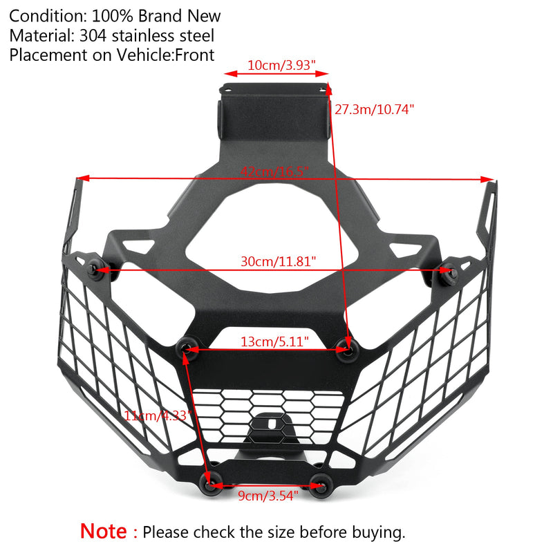 Scheinwerferschutzgitter Scheinwerferschutz passend für Honda X-ADV 750 2017-2020 Generic