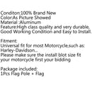 Gepäckträger Vertikaler Fahnenmast &amp; Deutschlandfahne für Harley Softail Iron 883 Generic