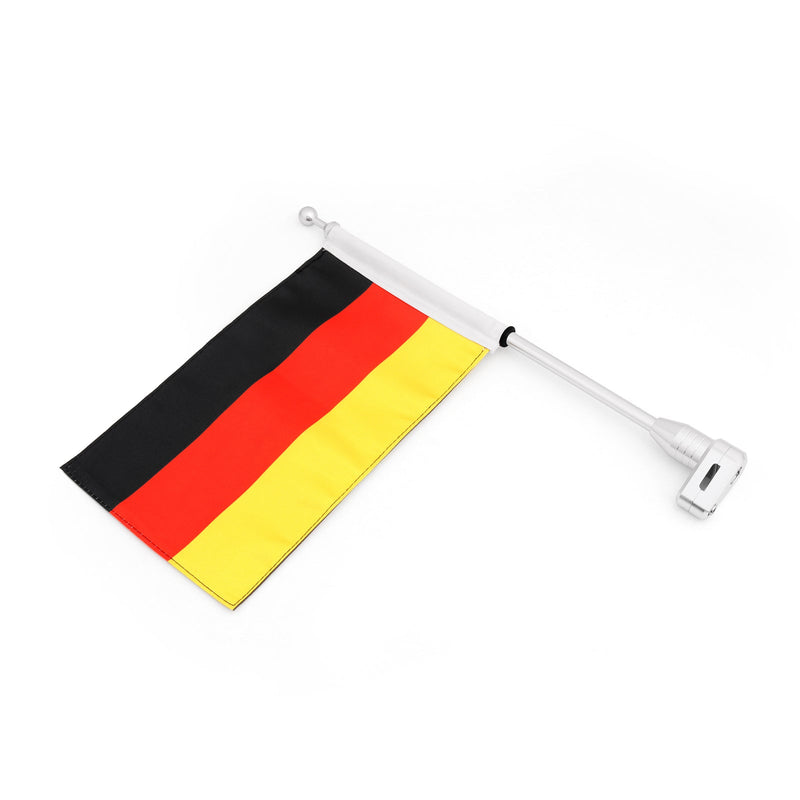 Portaequipajes Vertical mástil de bandera Alemania Reino Unido EE. UU. Para Honda GoldWing GL1800 01-12 genérico