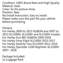 Rack de bagagem para Harley Sportster XL883N 09-18 XL1200 N/V/X 07-18 Genérico