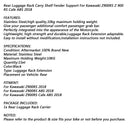 Suporte de para-choque traseiro para bagagem, para Kawasaki Z900RS Cafe ABS 2018 genérico