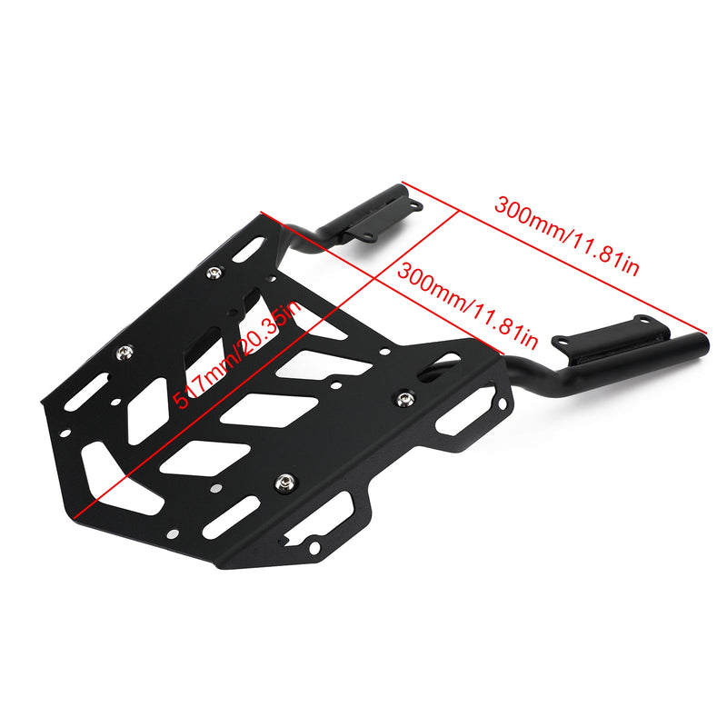 Bakre rack bagasje rack bagasje rack svart for Honda CB650R CBR650R 2019 2020 Generic