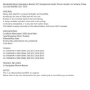 Soporte de espejo para navegación GPS para Yamaha X-Max 125/250/300/400 2017-2019 genérico