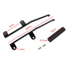 Schwarzer Smartphone-/GPS-Halter für Windschutzscheibenhalterung für Honda NC750X 16-2020