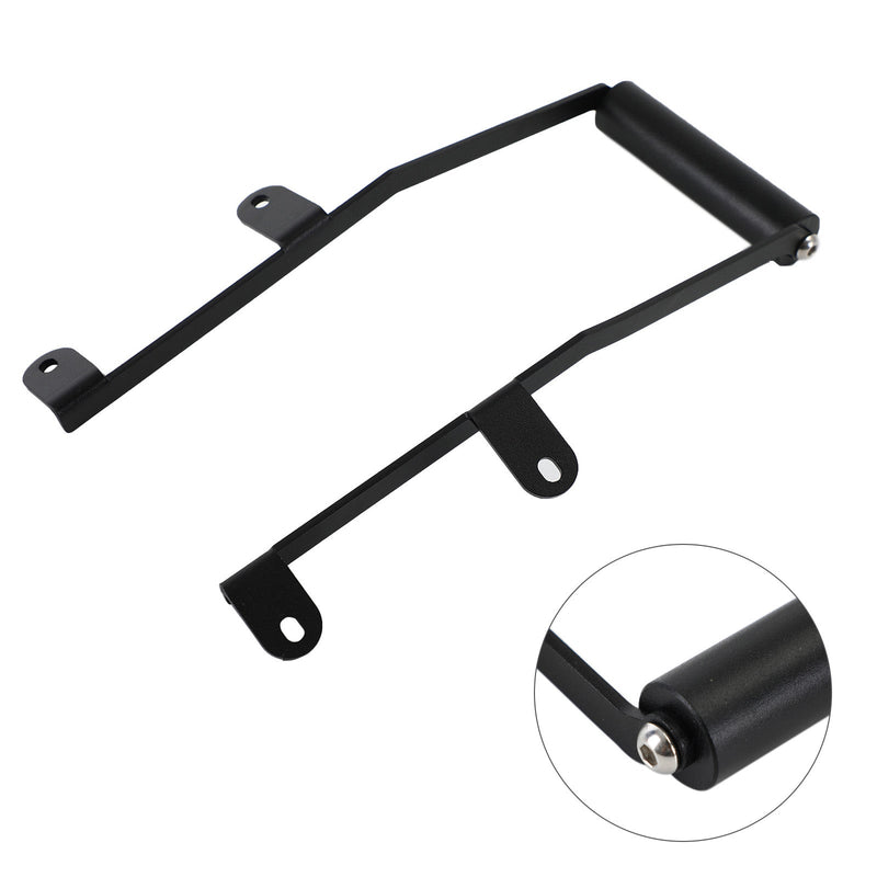 Suporte para smartphone/GPS preto para montagem no para-brisa para Honda NC750X 16-2020