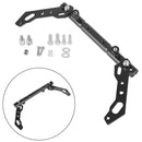 Motorsykkel CNC Tverrstang Justerbart Styre Balansespak Universal Svart